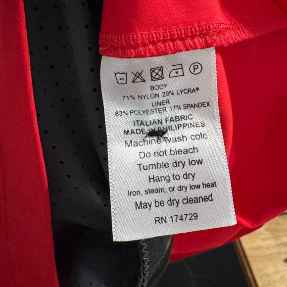 Kinona Long Strides Golf Skort L Red Preppy Tennis Vacation Athletic - Picture 5 of 6